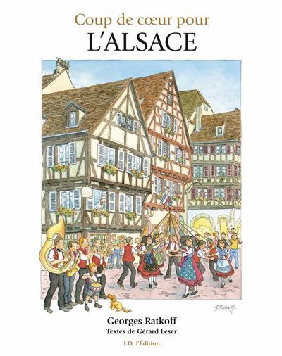 Coup de coeur pour l'Alsace Aquarelles de Georges Ratkoff