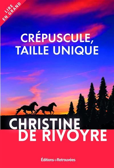 Crépuscule taille unique Edition en gros caractères