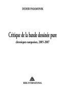 Critique de la bande dessinée pure