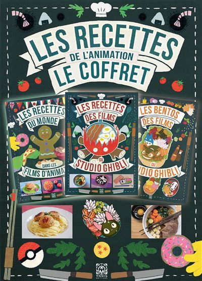 Cuisine et animation, coffret 3 livres