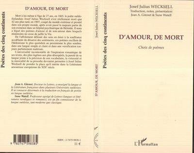 D'amour, de mort Choix de poèmes