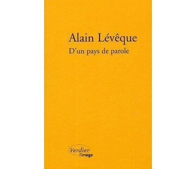 D'un pays de parole