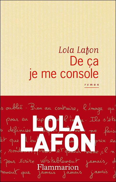 De ça je me console
