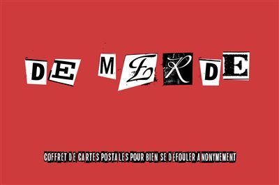 De merde coffret + 8 cartes postales