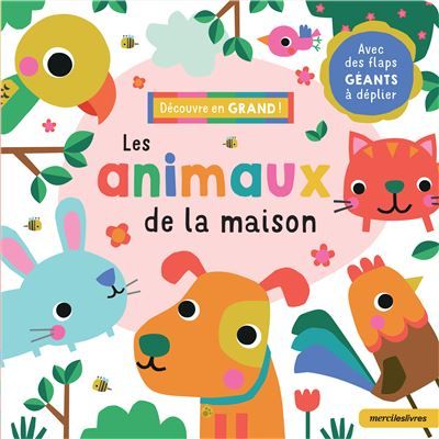 Découvre en grand ! - Les animaux de la maison - Juliette Frustié