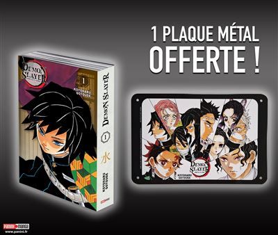 Demon Slayer - Edition Pilier T01 (+ plaque métal offerte) + plaque metal offerte