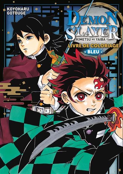 Demon Slayer - Livre de coloriage N°02 : Bleu