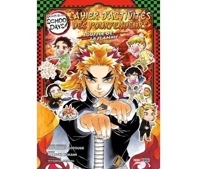 Demon Slayer School Days - Cahier d'activités des Pourfendeurs : Souffle de la flamme - Tetsuhisa Shirasu