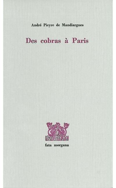 Des cobras à Paris