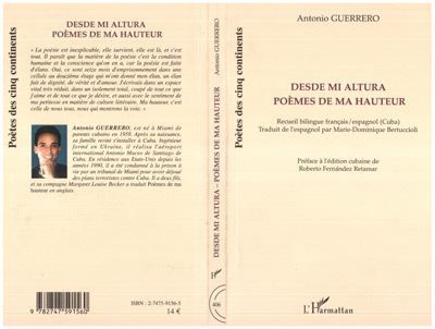 Desde mi altura - Poèmes de ma hauteur Recueil bilingue français/ espagnol (Cuba)
