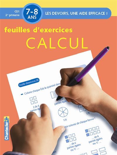 Devoirs calcul feuilles d'exercices (7-8 a.) Devoirs, une aide efficace, feuilles d'exemples