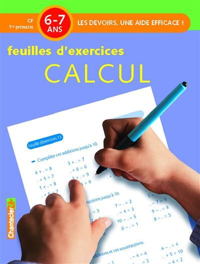 Devoirs - feuilles d'ex. calcul (6-7 a.) Devoirs, une aide efficace, feuilles d'exemples