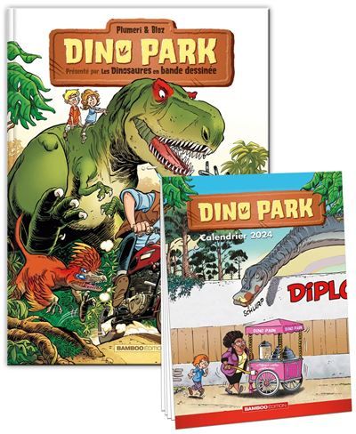 Dino Park - tome 01 + calendrier 2024 offert -  Bloz