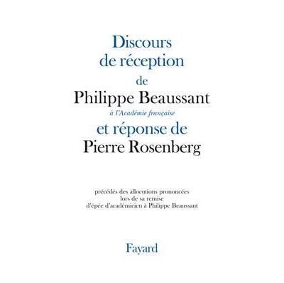 Discours de réception à l'Académie française