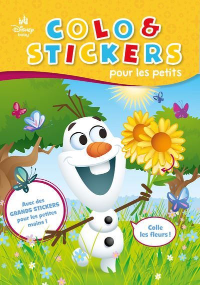 Disney Baby - Colo & Stickers pour les petits (Olaf)