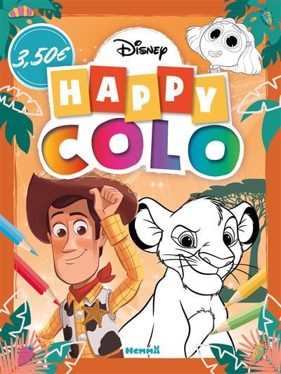 Disney - Happy colo (Woody et Simba)