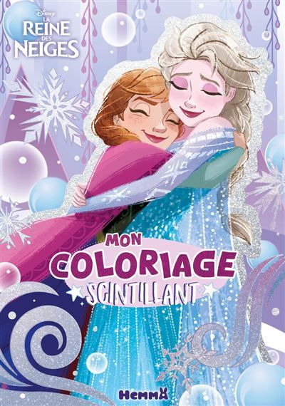 Disney La Reine des Neiges - Mon coloriage scintillant (Anna et Elsa)