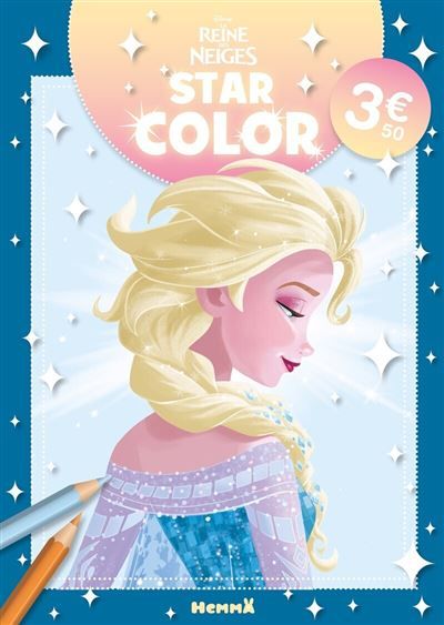 Disney La Reine des Neiges - Star Color (Elsa robe bleue)