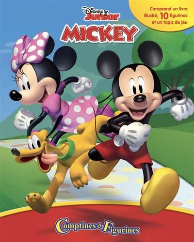 DISNEY Mickey et ses amis - COMPTINES ET FIGURINES - Avec 12 figurines et 1 tapis de jeu