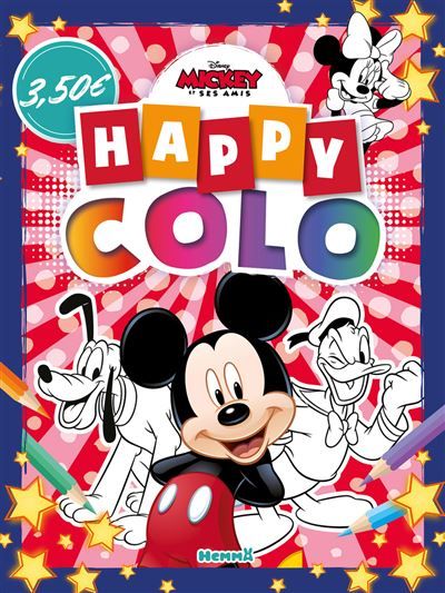 Disney Mickey et ses amis - Happy colo (Mickey, Pluto et Donald)