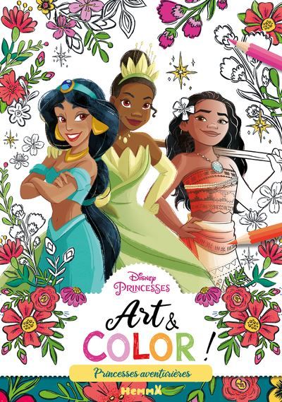 Disney Princesses - Art & Color ! - Princesses aventurières