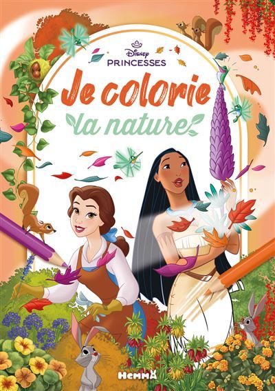 Disney Princesses - Je colorie la nature (Automne)