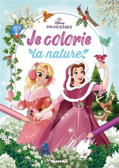 Disney Princesses - Je colorie la nature (Hiver)