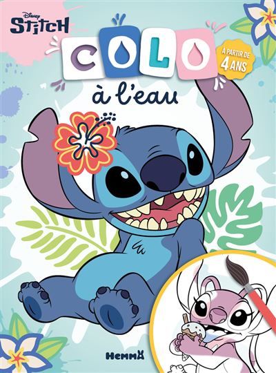 Disney Stitch - Colo à l'eau - A partir de 4 ans (Stitch assis)