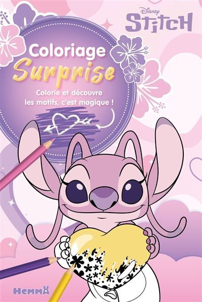 Disney Stitch - Coloriage surprise (Angel)