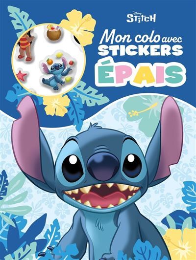 Disney Stitch - Mon colo avec stickers épais (Stitch)