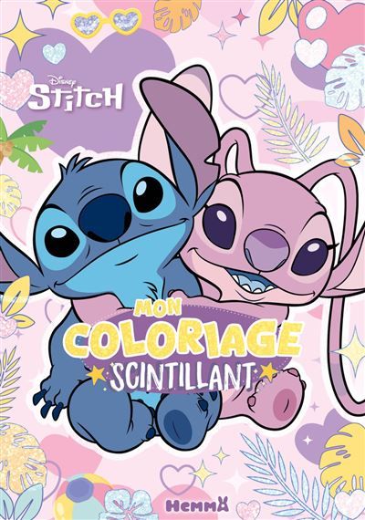 Disney Stitch - Mon coloriage scintillant (Stitch et Angel)