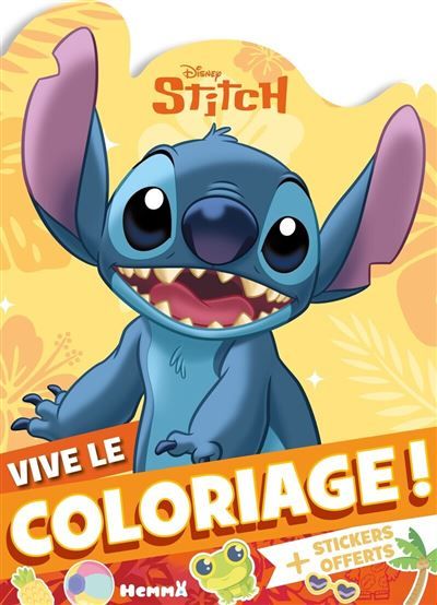 Disney Stitch - Vive le coloriage ! (Stitch fruits)
