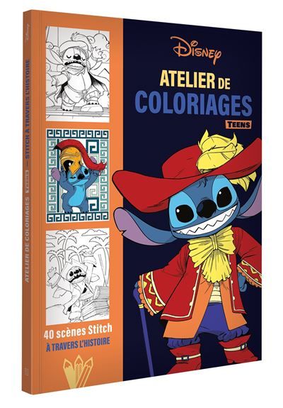 DISNEY TEENS - Atelier de coloriages - Stitch à travers l'Histoire