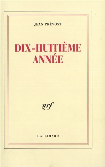 Dix-huitième année