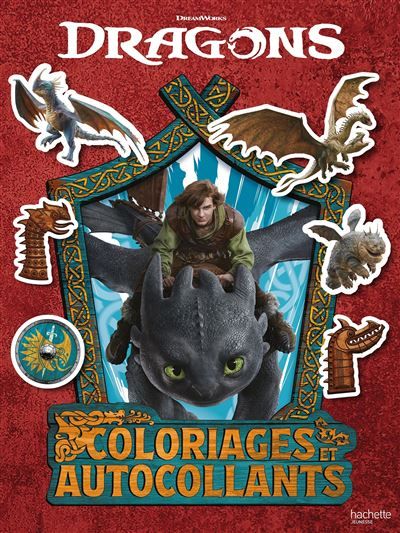 Dragons (film) - Coloriages et autocollants