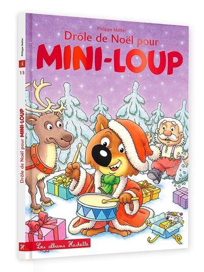 Drôle de Noël pour Mini-Loup avec couverture scintillante