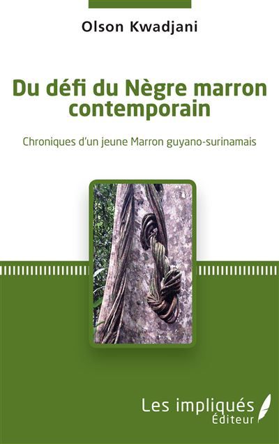 Du défi du Nègre marron contemporain Chroniques d'un jeune Marron guyano-surinamais