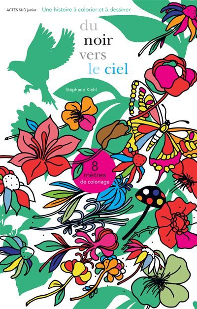 Du noir vers le ciel 8 mètres de coloriage !