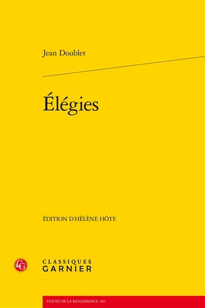 Élégies