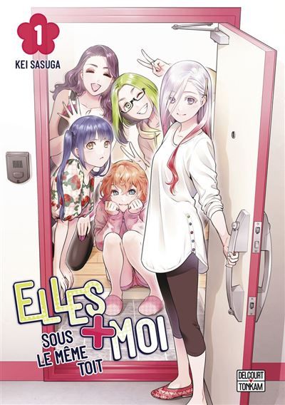 Couverture de Elles + Moi sous le même toit T01 par Sasuga Kei