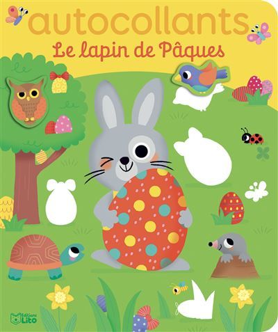 En auto rac le lapin de paques