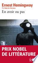 Couverture de En avoir ou pas par Ernest Hemingway