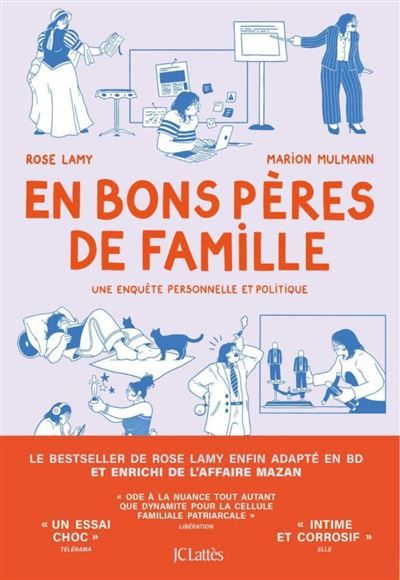 En bons pères de famille - BD Une enquête personnelle et politique