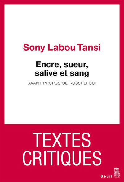 Encre, sueur, salive et sang