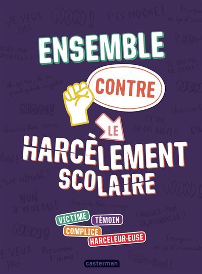 Ensemble contre le harcèlement scolaire Victime - Témoin - Complice - Harceleur.euse