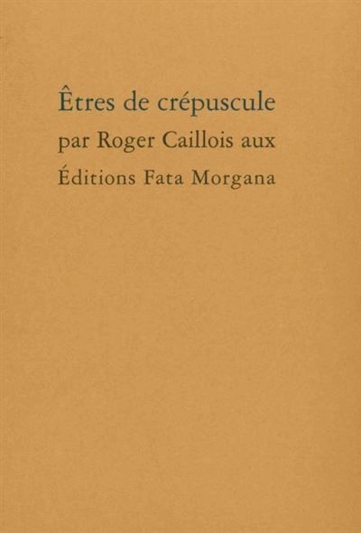 Êtres de crépuscule