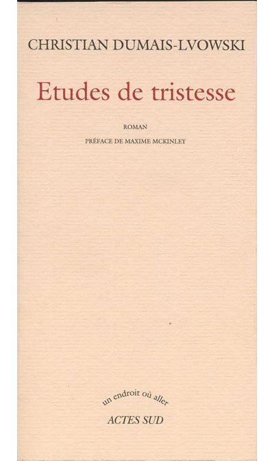 Etudes de tristesse