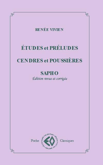 Etudes et préludes Cendres et poussières, Sapho