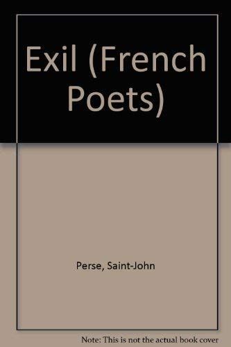 Exil (Athlone French poets) (French Edition)