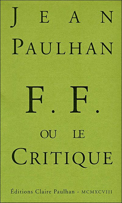 F. F. ou le Critique